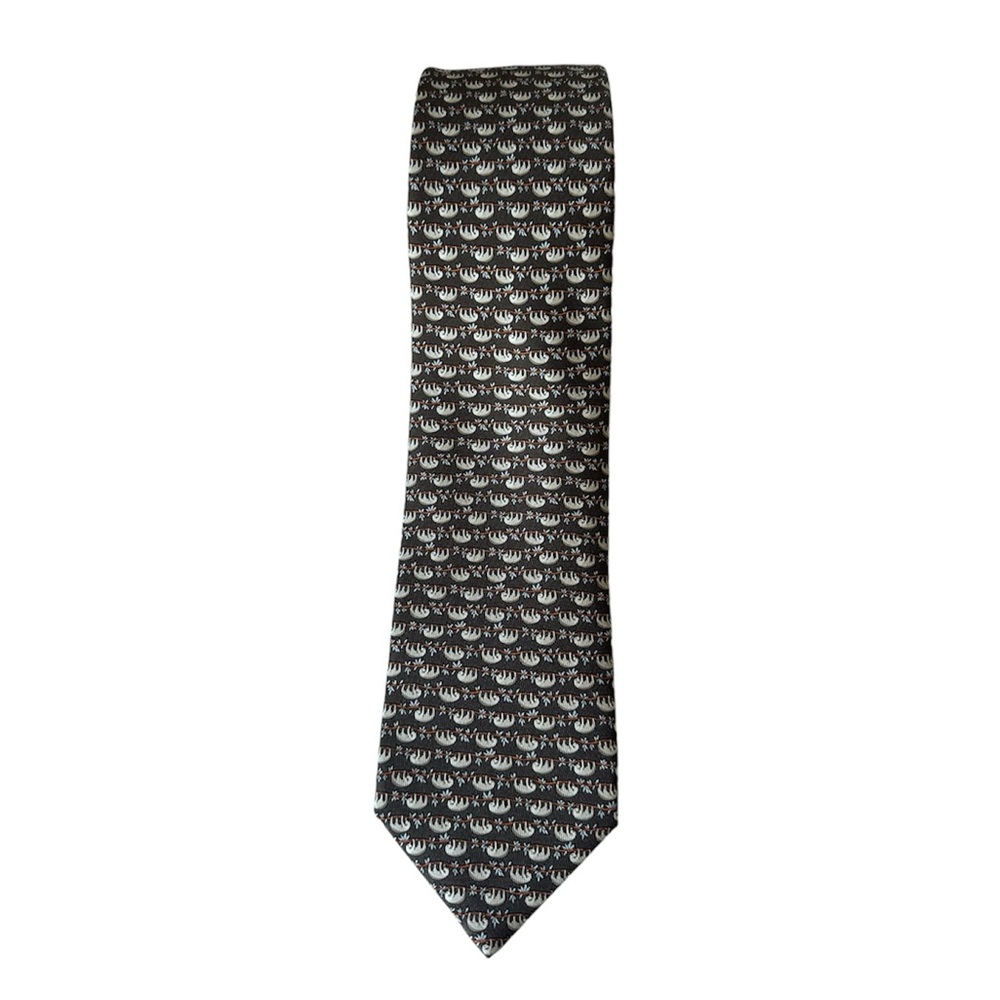 Authentic Hermes Animal Print Tie New